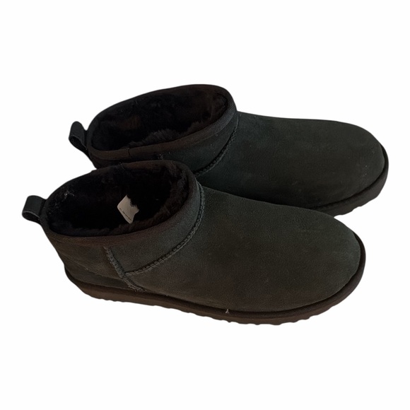 UGG Shoes - UGG Classic Ultra Mini Black Boots Women’s Size 11 NIB